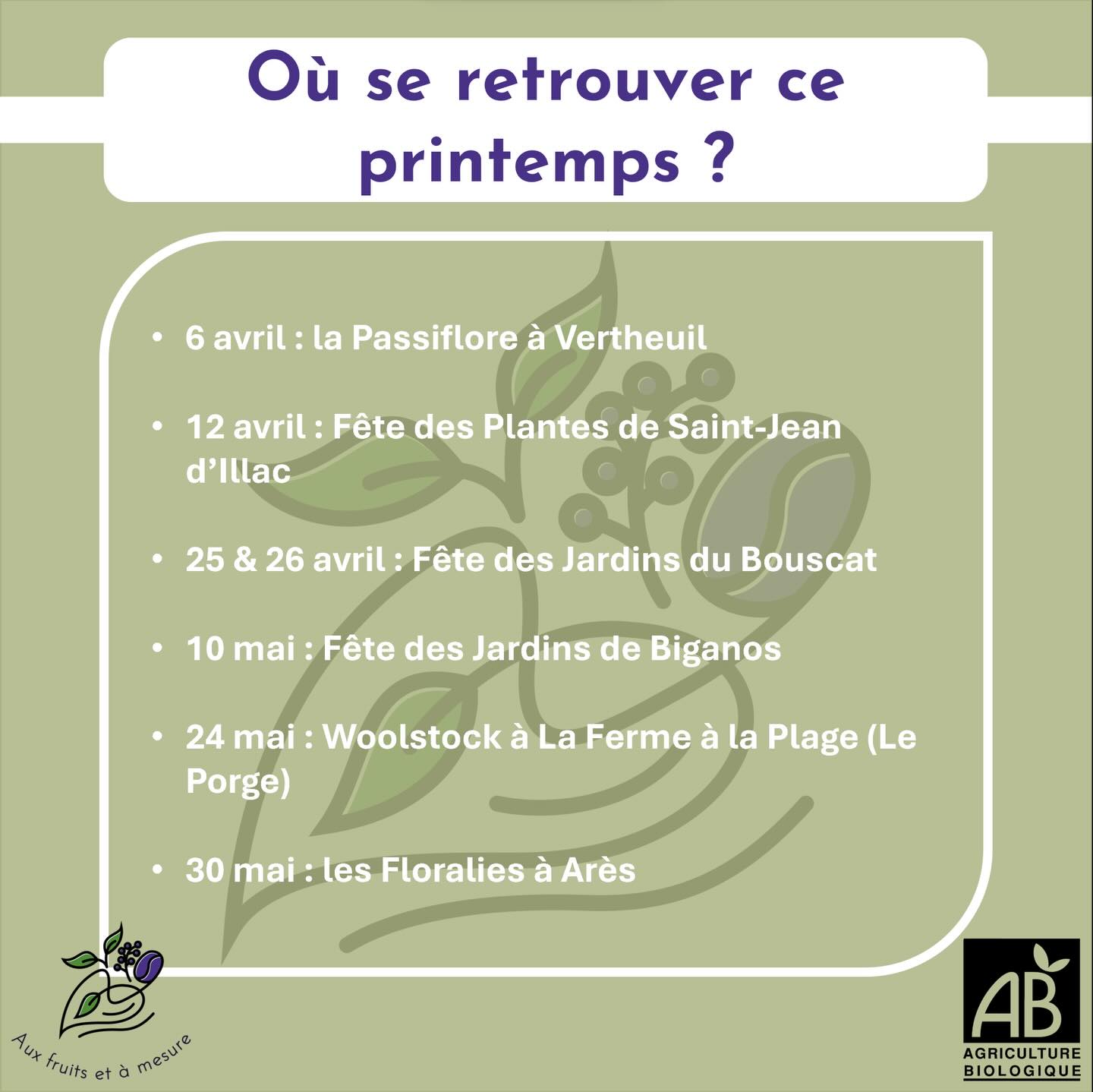 C’est le printemps, et avec lui, le retour des foires aux plantes ! #pepinierefruitiere #producteurlocal #permaculture
